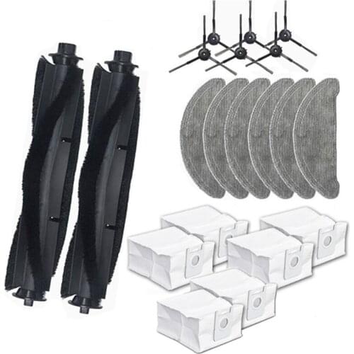 Roller Main Brush Mops Cloths Dust Bags Side Brush Mops For Xiaomi ROIDMI EVE Plus Robot Vacuum Cleaner Accessories