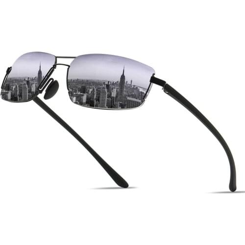 Sunglasses Men Fashion Aviation Glasses Anti-Glare Series Sunglasses UV400 Rimless Eyewear Fishing Driving Goggles Gafas De Sol