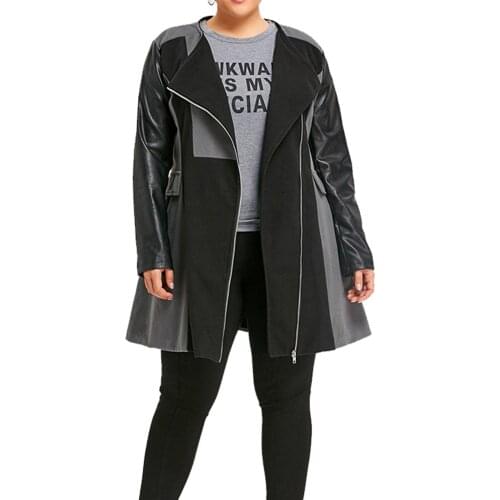 Women Ladies Warm Plus Size Jacket Winter coat Outwear Long Splicing Windbreaker Coats warm Fashion пуховик женский 2020