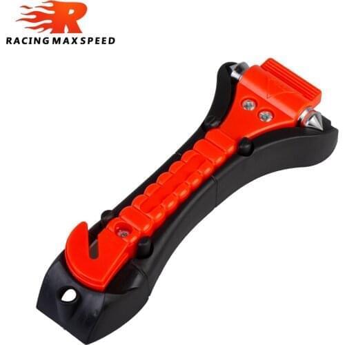 1PCS Car Rescue Red HammerWindow Glass Breaker Car Safety Hammer Life Saving Escape Emergency Hammer Seat Belt Cutter