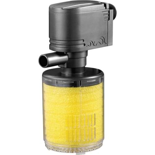 3 in 1 Mini Aquarium Filter Fish Tank Submersible Oxygenation Pump Spray Built-in Filter Material Water Purifier Filtration New