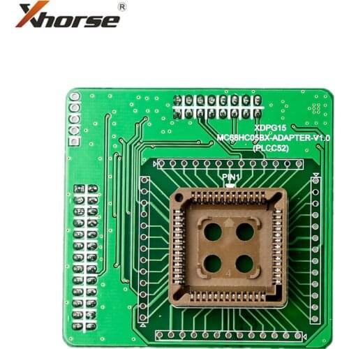 XHORSE XDPG15CH MC68HC05BX PLCC52 Adapter Working Together With VVDI PROG