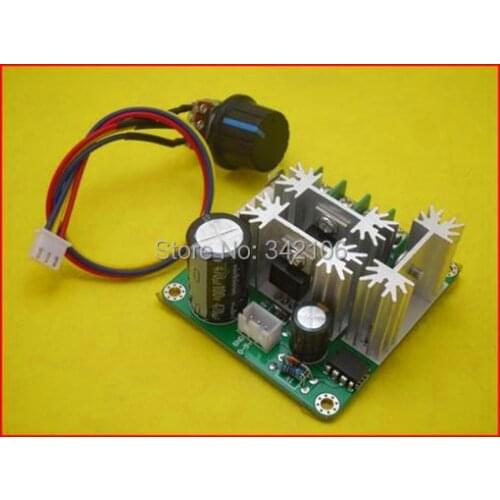 Free Shipping!!! pwm high efficiency DC motor speed control module / CVT PLC governor / governor 6V-90V 15A module sensor