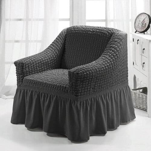 Solid Color Elastic Sofa Covers For Living Room Stretch Single Seat Slipcovers Sofa Couch Cover L shape Armchair Protector