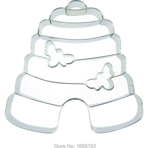 A Giant Bees' Home Shape Craft Cake Decorating Cutters Tools,Giant Hive Cookie Biscuit Baking Molds,Direct Selling