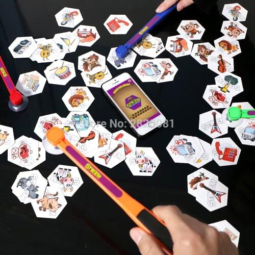 Stik'em listen the unique sounds and slam the card,fast&exciting game for whole family funny game toy,slap stick challenge toys