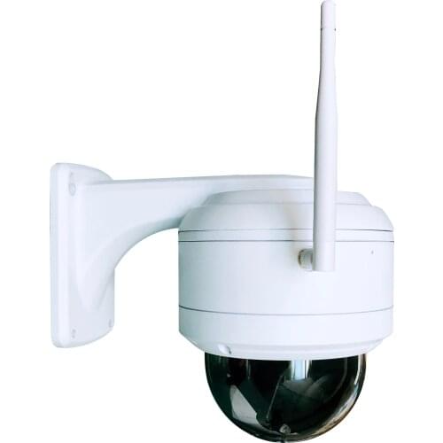 P6SLite 5MP 4MP WIFI / POE 4X optical Zoom Speed Dome PTZ IP Camera Security IP Camera MIC Speaker Wall Bracket 5-50mm Lens
