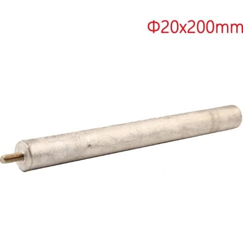 2 pcs 20X200mm magnesium anode rod for electric water heater 4mm/5mm screw
