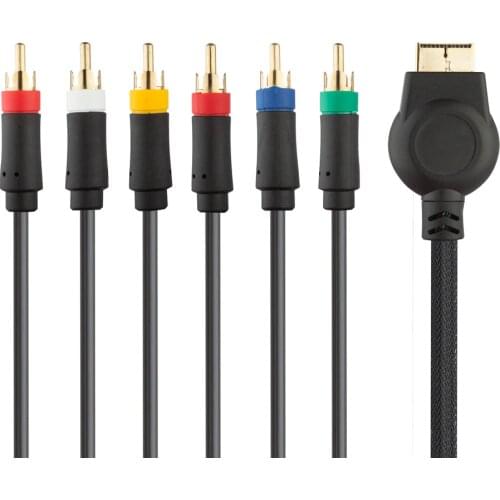 GREATLINK 1.8m/6FT Multi Component AV cable For PlayStation 2 for PlayStation 3 for PS3 for PS2 game cable Games accessories