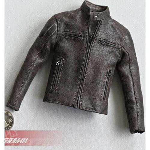 1/6 Phicens Male Biker Jacket Motorcycle Coat SuitClothing F 12'' Hottoys Figure Female Jacket