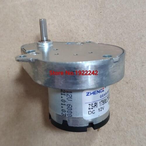 Original ZS-RI 12V 33rpm shaft diameter 4mm DC gear motor