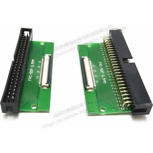 1PCS FFC/FPC Adapter Board 0.5 To 2.54MM Welding Simple Horn Seat DC3 6/12/24/40/50/60P