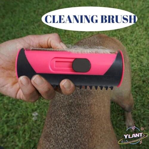 YLANT Pet Dog Hair Comb Lint Roller Dog Cat Puppy Cleaning Brush Cats Hair Sofa Carpet Cleaner Brushes Pet Supplies Comb