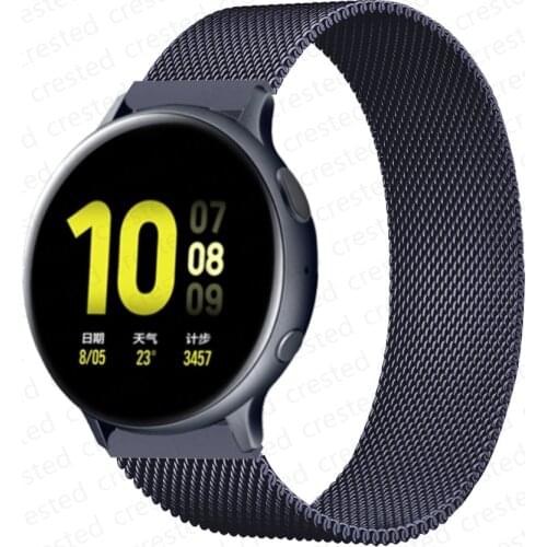 Strap For Samsung Galaxy wacth Active 2 band Gear S3 Frontier 20mm 22mm Magnetic bracelet Huawei GT/2/Pro Galaxy 3 45/42mm/46mm