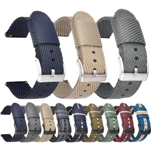 22mm 20mm Woven Nylon Quick Release Straps For Huami Amazfit GTR 2e/GTS 2 mini/Bip S Watch Band Watchband Bracelet Wriststrap