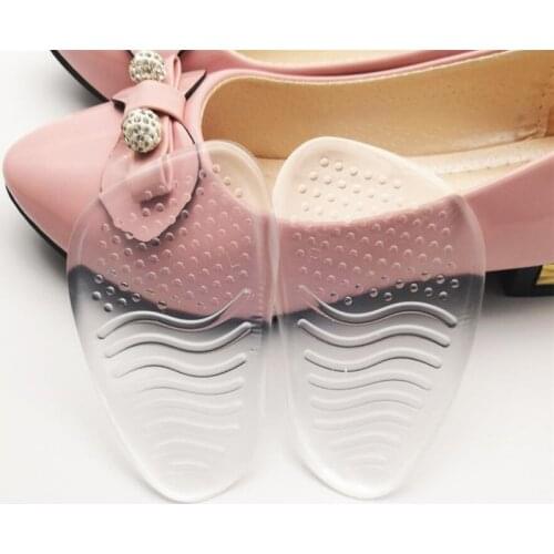 Self-Adhesive Orthopedic Insole Massage Silicone Flatfoot Corrector Arch Support Orthotic Shoe Pads Forefoot High Heel Pads