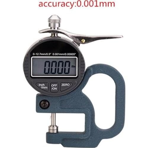 1pcs Digital display thickness gauge tester thickness meter accuracy 0.001mm