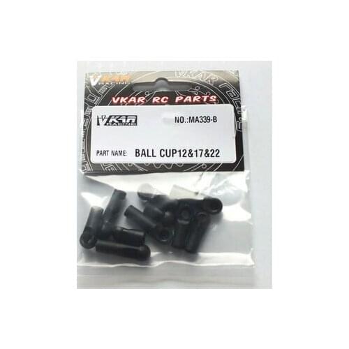 VKAR RACING Short Course Truck X10 V2 MA339-b BALL CUP 12 & 17 & 22 1/10 RC monster truck CAR PARTS