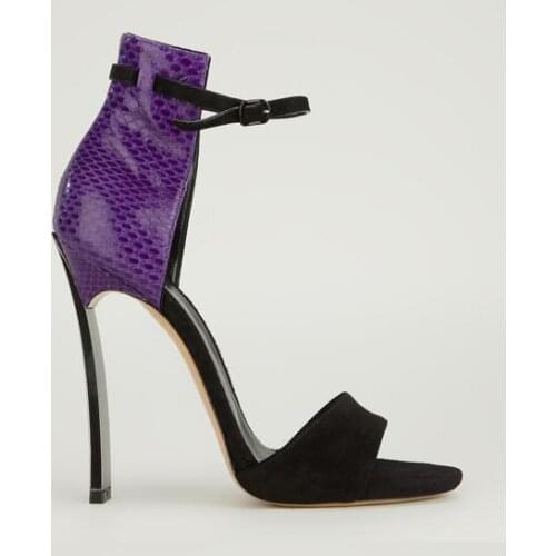 New Hot Selling Open Toe High Heel Sandal for Woman Ankle Strap Gladiator Shoes Cutouts Leather Thick Heels Shoes 2018