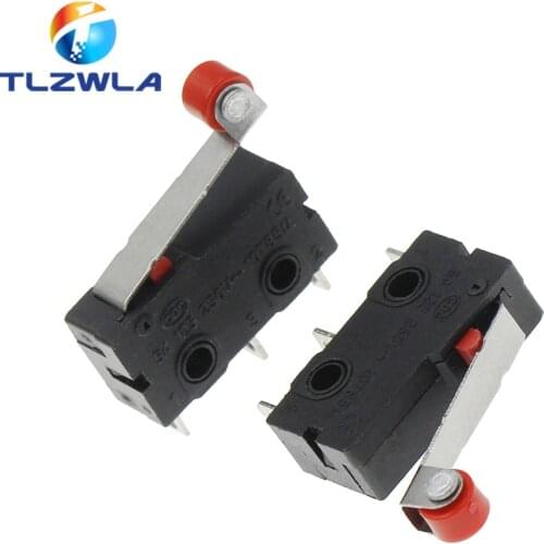 100PCS Hot sale Mini Micro Switch 3Pin With Roller Limit Switch