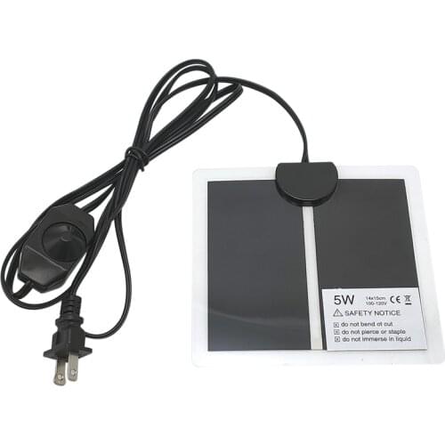 110V 220V 5~45W Warm Pads For Terrarium Reptiles Pet, With Temperature Controller Heat Mat