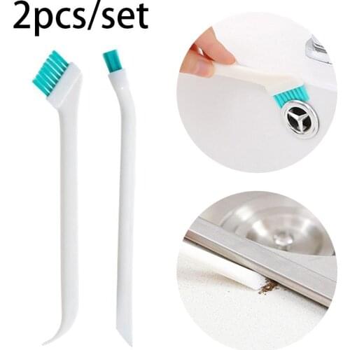 2pcs/set Of Clean Narrow Brush Long Handle Portable Gap Clothing Baby Milk Bottle Gap Cleaning Brush Home Kitchen Tools ABS Nylo