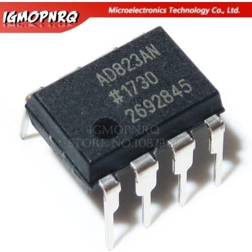 2pcs AD823ANZ AD823 AD823AN DIP8 Dual, 16 MHz, Rail-to-Rail FET Input Amplifier new original