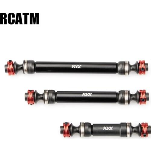 3PCs Model Car Reinforced Steel Flange Transmission Shaft CVD For 1/10 RC Crawler Car Traxxas TRX6 G63