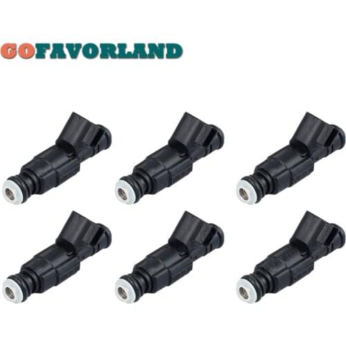 6Pcs Fuel Injector Nozzle 0280155784 For Jeep Cherokee 1999 2000 2001 Grand Cherokee Wrangler 1999 2000 2001 2002 2003 2004
