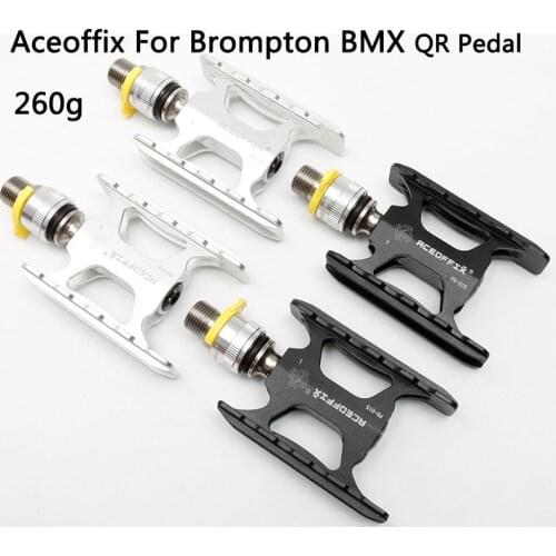 Aceoffix For Brompton Bike Ultralight Pedal Quick Release Adaptors for MKS ezy pedals For MTB Road Bike BMX Universal