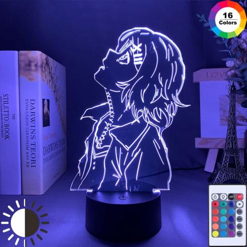 Anime Tokyo 3d Lamp for kids child Bedroom Decor USB Battery Nightlight Cool Birthday Gift Ghoul Led Night Light Juuzou