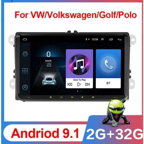 Car Radio Stereo For Volkswagen Skoda Octavia Golf 5 6 touran passat b6 Jetta polo tiguan 9"2din Android Autoradio GPS navig