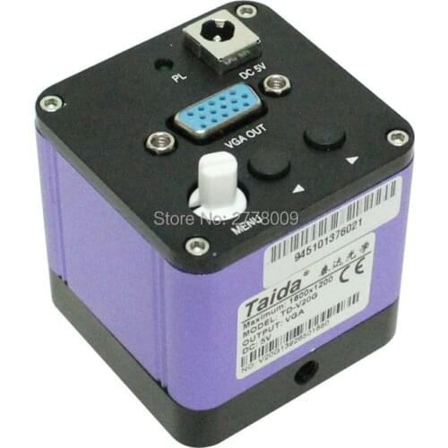 Free Shipping Full HD 1080P 60fps Optical Industrial Microscope Camera VGA Out Suppression Of Glare Without Smear