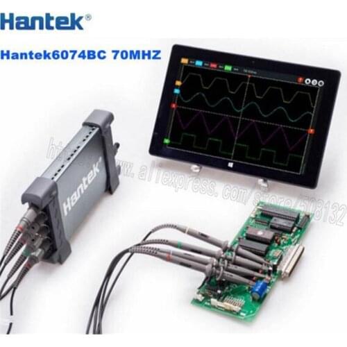 Hantek 6074BC 4 Channel 1GSa/s 70Mhz Bandwidth Hantek PC Based USB Digital Storage Oscilloscope