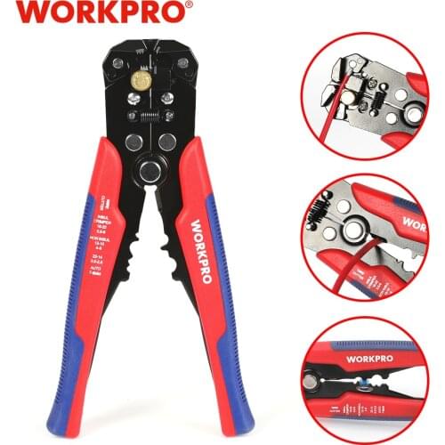 WORKPRO Crimper Cable Cutter Automatic Wire Stripper Multifunctional Stripping Tools Crimping Pliers Terminal