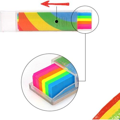 Rainbow Face Paint Stick Body Tattoo Colored Pigment Pen Fluorescent Crayon Washable Adult Kid Party Favors Makeup Cosmetic Tool