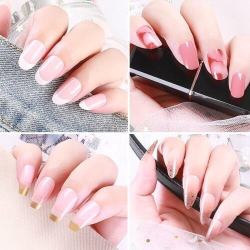 24pcs Fake Nails Tips Set Press On Nails With Design Full Cover Artificial Decorate Short Long Coffin False Nails Tips Kit