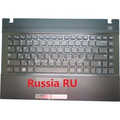 Laptop PalmRest&Keyboard For Samsung NP300V4A 300V4A Arabia AR English US Russia RU BA75-03218E With Touchpad Speaker New