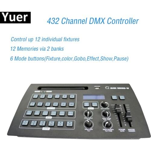 NEW 432 Channel DMX Controller Stage Lighting DJ Equipment DMX Console For LED Par Moving Head Spotlights Disco DJ Controller