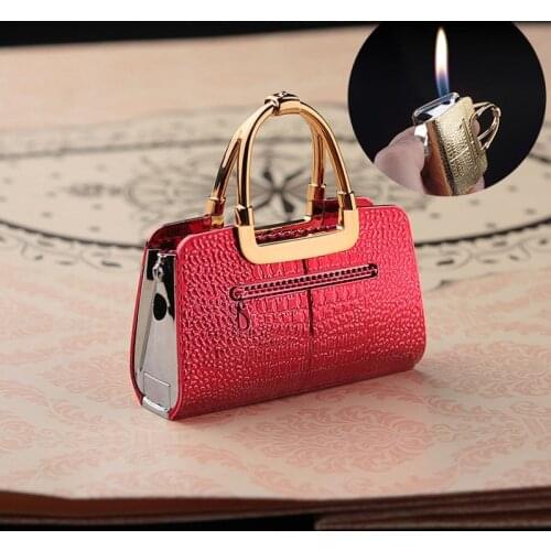 The New Creative Ladies Handbag Styling Gas Lighter Small Gifts For Ladies Light And Easy To Carry Smoking Accessories