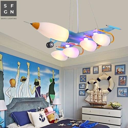 Chandelier lighting led chandeliers ceiling lights childlike cartoon iron light fixtures for childrens room bedroom kids study