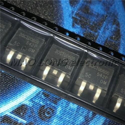 10PCS/LOT 30CTQ060S VS-30CTQ060S-M3 TO-263 MOS field effect transistor Schottky Diode 30A 60V