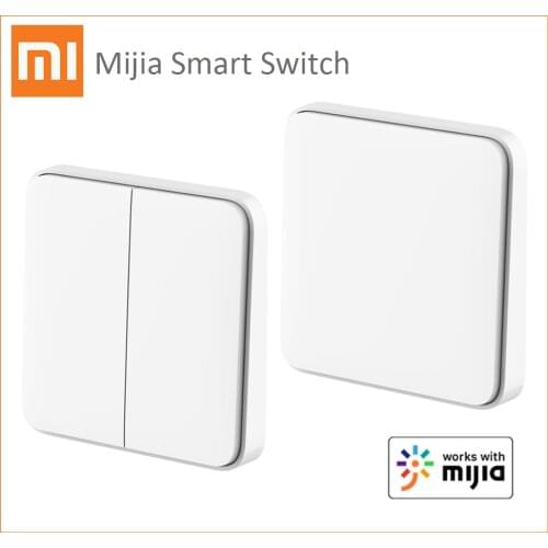 New Xiaomi Mijia Smart Switch Remote Control Smart Light OTA Single/Double Fire Wire Wall Open Dual Control Switch