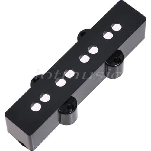 1pc black hard plastic open type pickup bridge cover for Jazz Bass guitar parts replacement