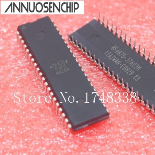 10PCS AT89S52-24PU AT89S52 DIP-40 Microcontroller new