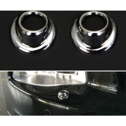 2pcs ABS Headlight Lamp Spray Nozzel Cover Cap Trim Rim Decoration For Cherokee 2014-15 car styling car covers auoto accessories