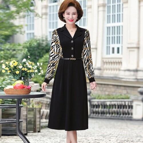 Plus Size 5xl Office Lady Black Patchwork Vintage Long Suit Dress Spring Autumn Midi Dress Women Bodycon Elegant Party Vestidos