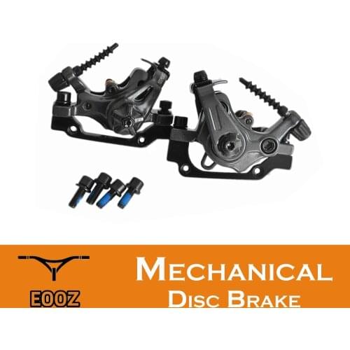 Mountain Bike MTB Mechanical Disc Brake Caliper Adapter Two sides Braking Force