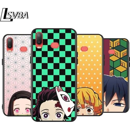 Demon Slayer Anime for Samsung Galaxy A9 A8 Star A750 A7 A6 A5 A3 Plus 2018 2017 2016 Black Phone Case Soft Cover