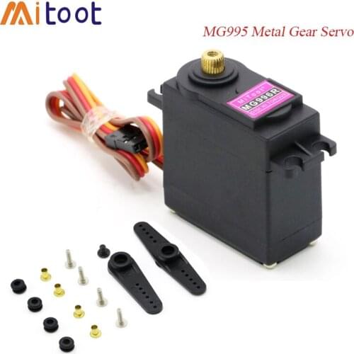 Mitoot RC Digital Servo MG995 Metal Gear Servo Motor High Torque Helicopter Car Boat RC Car 1/8